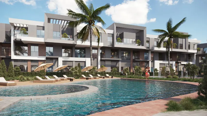F 3 pool level street + 10 m2 private garden